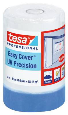 Maskeringstejp tesa Easy Cover 4411, MASKERINGSTEJP EASY COVER 4411 TESA 1400MMX33M - 3