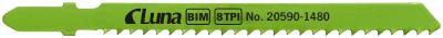 Sticksågblad av BI-Metall typ T127DF för metall, STICKSÅGBLAD MTP75X8X1 8T TYP T127DF, FÄSTE A 100-PACK