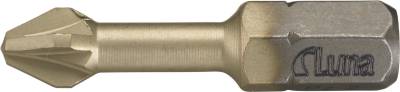 Torsion bits 29mm för Pozidriv kryss-spår Prime Luna, BITS PZ2 PRIME LUNA 29MM