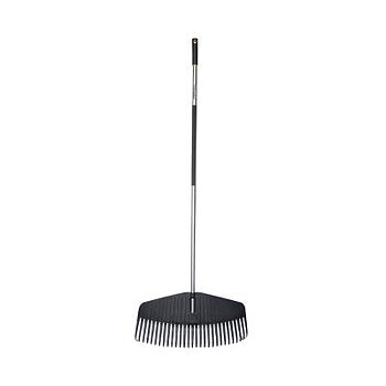 Lövräfsa Bred Trädgård Lätt Fiskars, LÖVRÄFSA PLAST EXTRA BRED GARDEN LIGHT