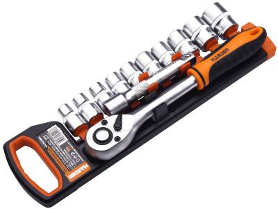 12 delars Hylsnyckelsats 1/2'' Harden, HYLSNYCKELSATS 1/2 HARDEN 13 DELAR