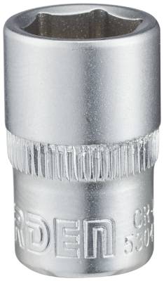 Hylsa. Med 3/8'' fyrkant Harden, HYLSA 3/8 HARDEN 18 MM 6-KANT
