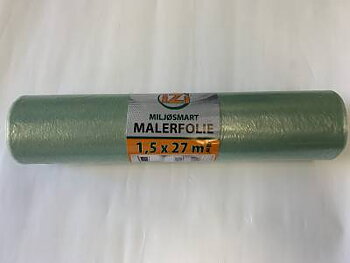 Täckfolie IZI Målarfolie, TÄCKFOLIE IZI MÅLARFOLIE 1,5X27M