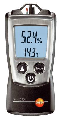 Termometer Testo 610, LUFTFUKT- OCH TEMP.MÄTARE 610