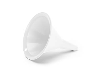 Tratt plast vit 15-140 mm - Nordiska