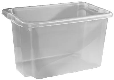 Förvaringslåda, LOCK TILL FÖRVARINGSLÅDA 23L TRANSPARENT 410X330X20MM - 7