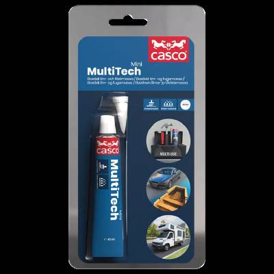 Lim och fogmassa MultiTech Mini Casco, LIM- OCH FOGMASSA MULTITECH MINI 784001 CASCO VIT 40ML