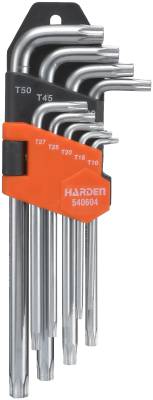 TX-nycklar i sats Harden, TX-NYCKELSATS HARDEN 9 ST