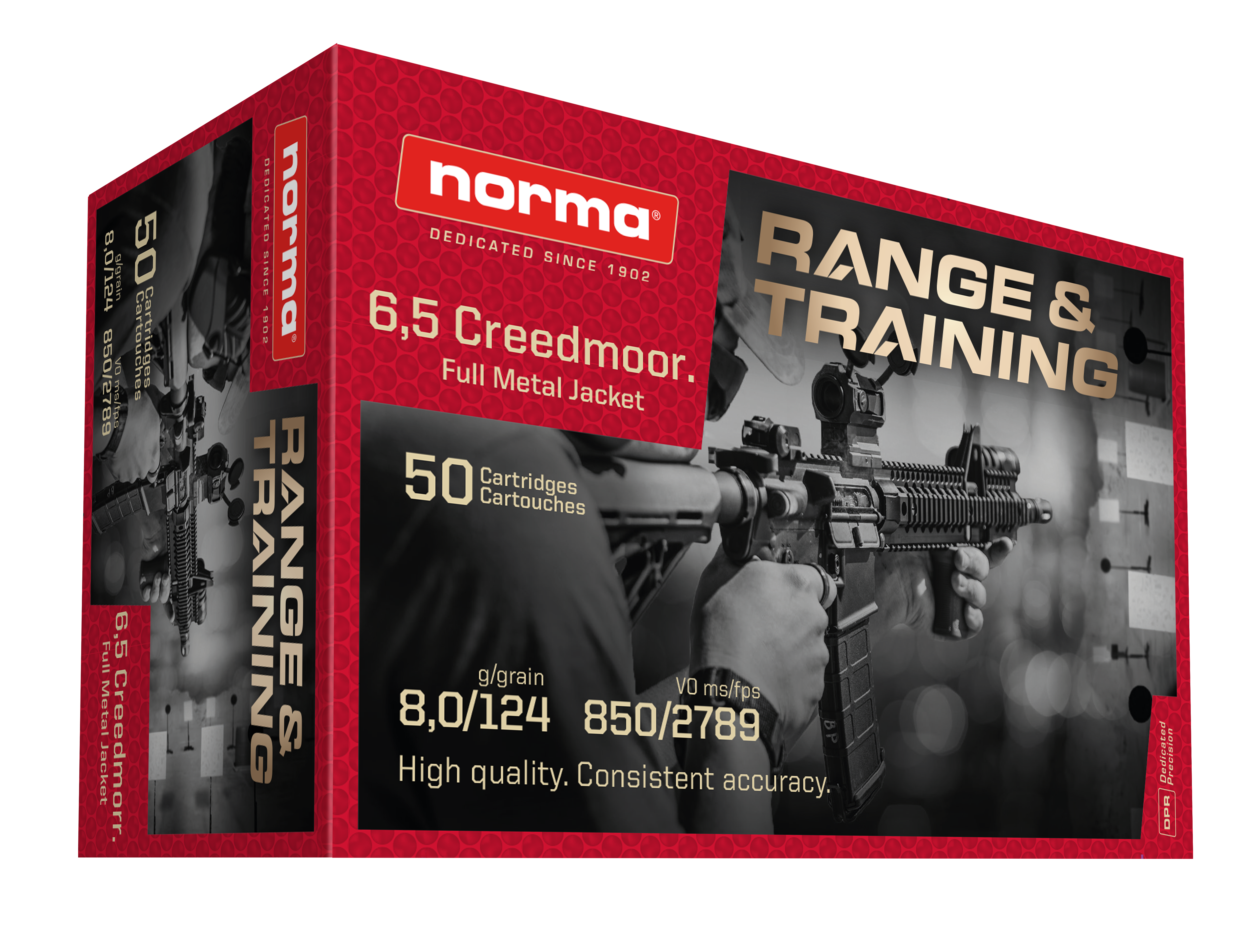 6,5 Creedmoor Norma FMJ R&T 8.0g/124gr (50)