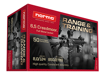 6,5 Creedmoor Norma FMJ R&T 8.0g/124gr (50)