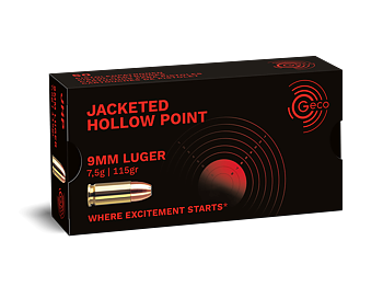 9mm Luger Geco JHP DTX 7.5g (50)