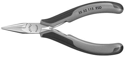 Flacktång. Knipex 3522, FLACKTÅNG 3522-115ESD - 2