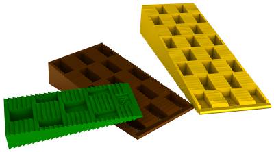 Plastkil stadig Eurospacers, PLASTKIL EUROSPACERS ORANGE 80x40x8MM