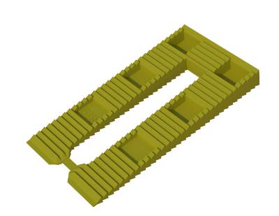 Plastkil stadig Eurospacers, PLASTKIL EUROSPACERS ORANGE 80x40x8MM - 2
