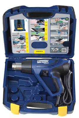 Varmluftspistol R2200-E Rapid, VARMLUFTSPISTOL R2200-E I VÄSKA - 2