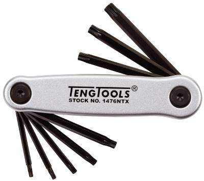 TX-nycklar i sats Teng Tools 1476NTX, TX-NYCKELSATS 8 DELAR 1476NTX