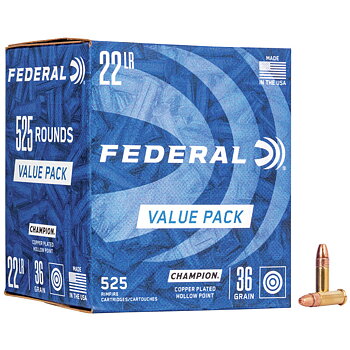 22lr Federal Champion Copper 525-p 36gr