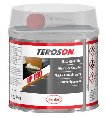 Glasfiber spackel UP 150 Teroson, SPACKEL UP 150 GLASFIBER 743G