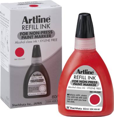 Refill 437 a röd 60 ml - Artline