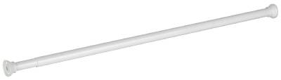Duschdraperistång, rak, DUSCHSTÅNG 28 CORAM RAK VIT 1,25-2,2M - 2