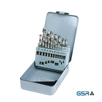 Borrsats HSS-G, BORRSATS HSS-G DIN 338 19 DEL 1-10MM 0,5MM STEG