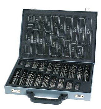 Borrsats HSS-G, BORRSATS HSS-G DIN 338 170 DEL 1-10MM 0,5MM STEG