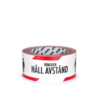 Varningstejp 'HÅLL AVSTÅND' ETAB 9243, TEJP HÅLL AVSTÅND 9243 ETAB 33M - 3