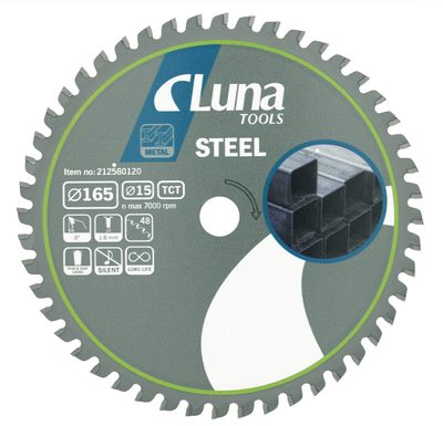 Sågklinga steel 165x15,87 z48 - Luna