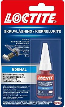 Skruvlåsning Loctite Normal, SKRUVLÅSNING LOCTITE NORMAL 5G