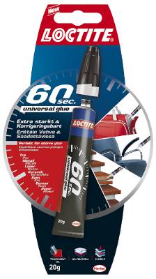 Universallim 60 seconds Loctite, UNIVERSALLIM LOCTITE 60 SEKUNDER 20G - 2