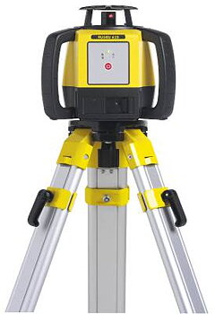 Roterande laser Leica Rugby 610, LASER RUGBY 610, ALKALISKA BATTERIER,ROD EYE 120 MOTTAGARE