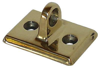 Väggfäste för krok och hake, för trappräckslina, VÄGGFÄSTE POLY FÖR KROK OCH HAKE FÖR TRAPPRÄCKSLINA MÄSSING - 2