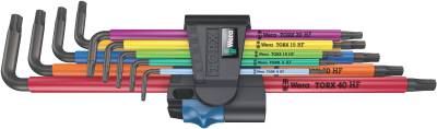 TX-nycklar i sats 967/9XL HF1 Multi Wera, TORX-NYCKELSATS 967/9 XL HF1 MULTI