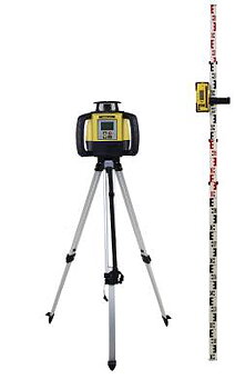 Laserpaket Rugby, LASERPAKET RUGBY 680-4 L MOTTAGARE STATIV NIVÅSTÅNG LEICA
