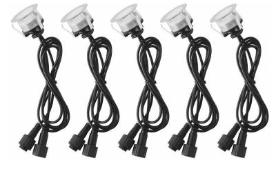 LED-sats Dot, fem delar, IP67, MALMBERGS, LED-KIT DOT III IP67 5ST MALMBERGS