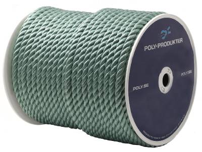 Tågvirke Polysoft 3-slaget, TÅGVIRKE POLYSOFT POLY 3-SLAGET GRÖN 8MMX350M