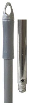 Aluminiumskaft med skruvgänga, KRON, SKAFT KRON MED GÄNGA BLÅ ALUMINIUM 1400MM