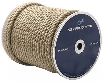 Tågvirke hampa3-SL 10 mm spole - Poly