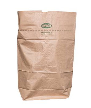 Sopsäck i papper (tvåbladig), PAPPERSSOPSÄCK 2 BLAD VÅTSTARKT KRAFTPAPPER 160L
