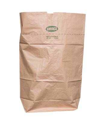 Sopsäck i papper (tvåbladig), PAPPERSSÄCK 3240LUP SVENCO 2 BLAD VÅTSTARKT KRAFTPAPPER 240L
