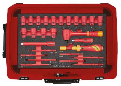 Serviceväska TengTools SCE3, SERVICEVÄSKA MED VERKTYG SCE3 56 DELAR 1000V FOAM - 4