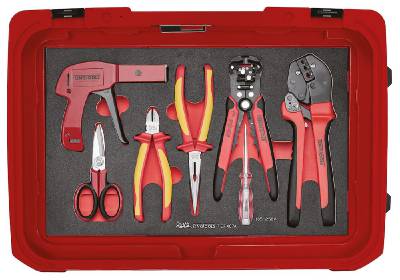 Serviceväska TengTools SCE5, SERVICEVÄSKA MED VERKTYG SCE5 52 DELAR 1000V FOAM - 2