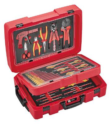 Serviceväska TengTools SCE5, SERVICEVÄSKA MED VERKTYG SCE5 52 DELAR 1000V FOAM