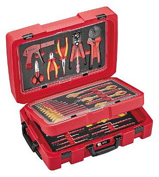 Serviceväska TengTools SCE5, SERVICEVÄSKA MED VERKTYG SCE5 52 DELAR 1000V FOAM