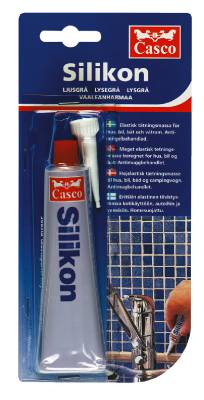 Våtrumssilikon Casco, VÅTRUMSSILIKON 2995 CASCO SVART 40ML - 2