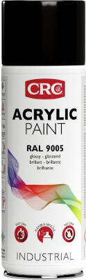 Akrylfärg Acrylic CRC, FÄRG AKRYL SVART BLANK RAL 9005 CRC AE 400ML
