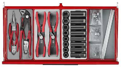 Verktygssats TengTools TKS26R753T, VERKTYGSSET 753 DELAR TENG TOOLS RÖD 26 TUM - 4