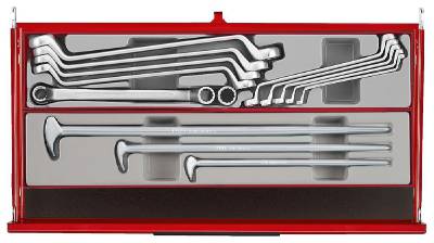Verktygssats TengTools TKS26R753T, VERKTYGSSET 753 DELAR TENG TOOLS RÖD 26 TUM - 8