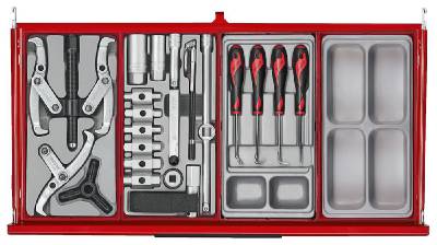 Verktygssats TengTools TKS26R753T, VERKTYGSSET 753 DELAR TENG TOOLS RÖD 26 TUM - 7