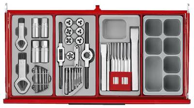 Verktygssats TengTools TKS26R753T, VERKTYGSSET 753 DELAR TENG TOOLS RÖD 26 TUM - 3